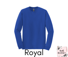 Load image into Gallery viewer, Custom DTF LONG SLEEVE t-shirt